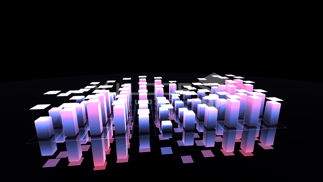 Box Equalizer — WGSL Graphic