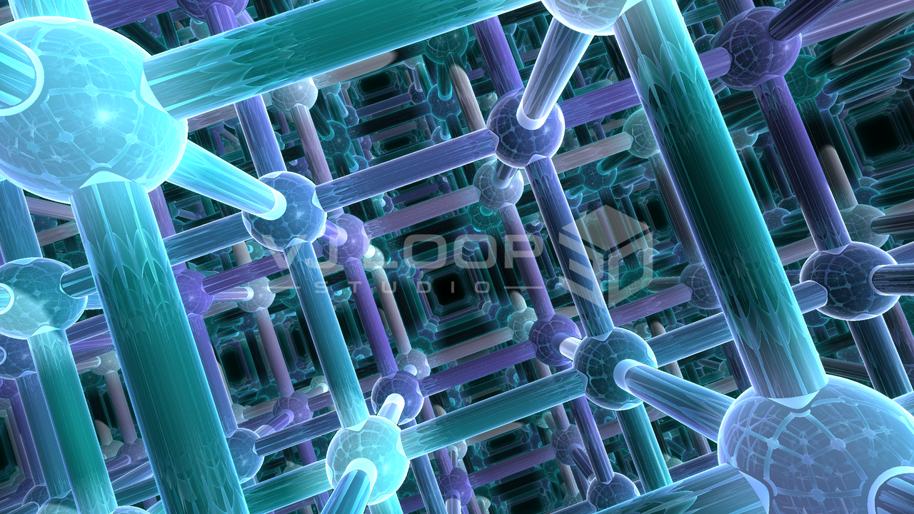Chrome Lattice — WGSL Graphic