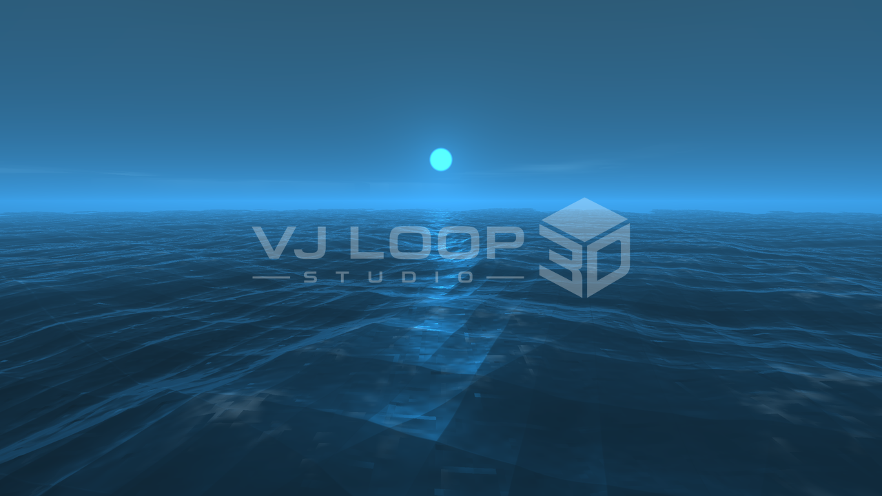 Chrome Ocean — WGSL Graphic