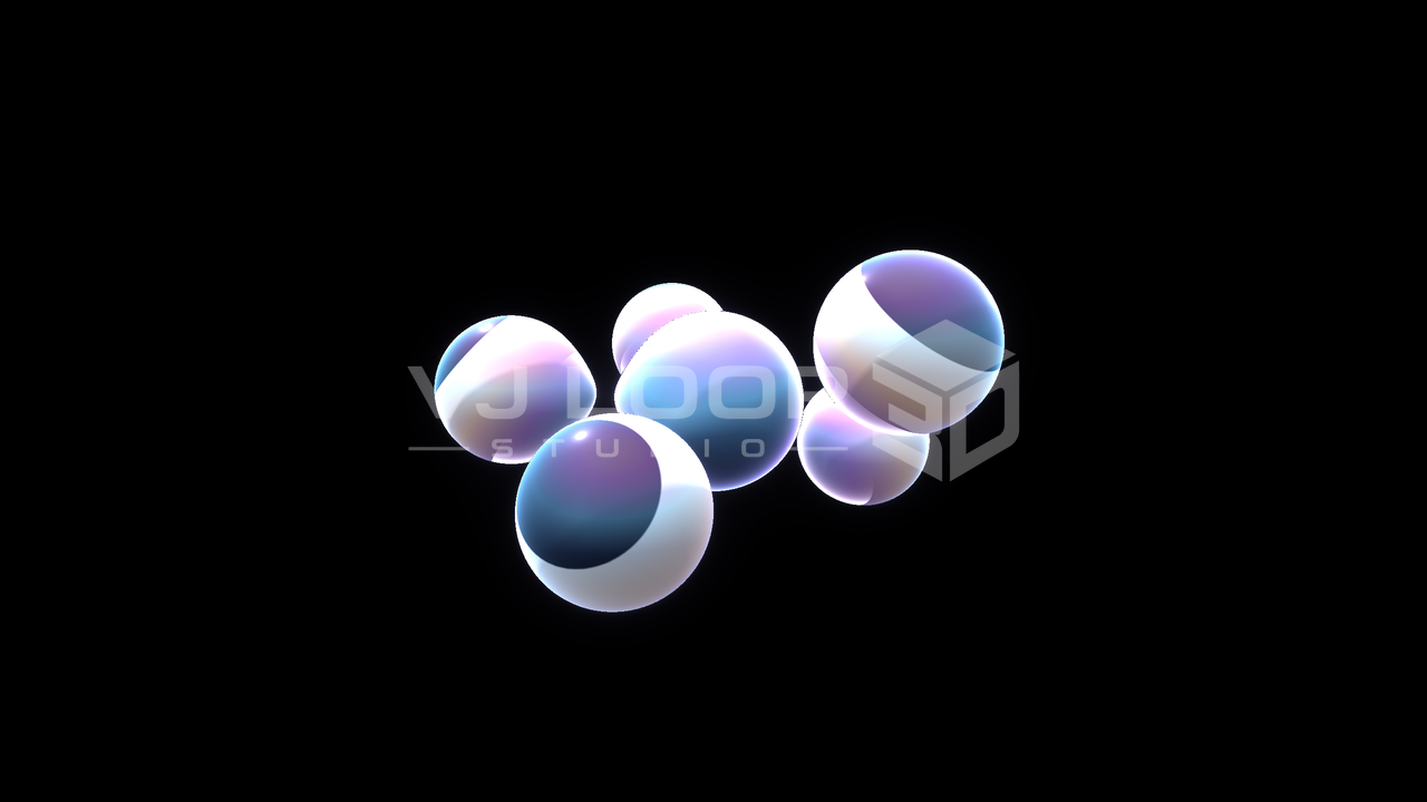 Chrome Orbs — WGSL Graphic