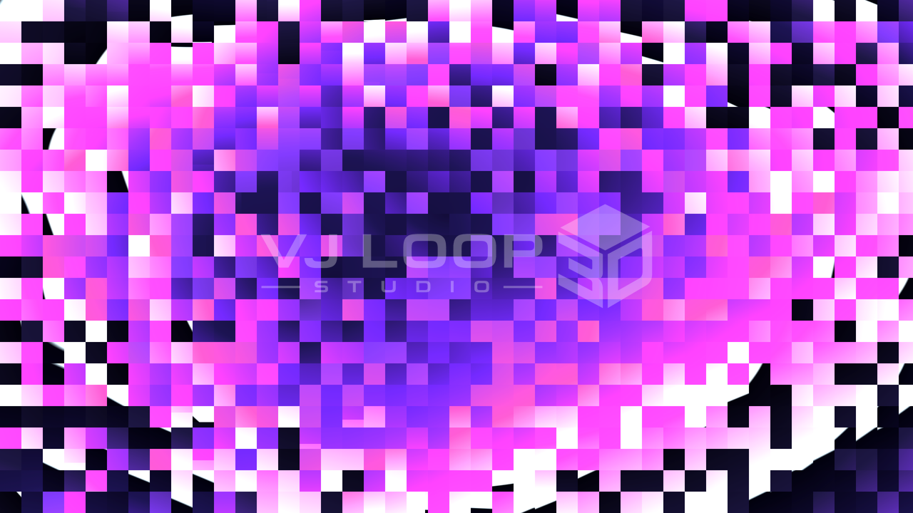 Datamosh rendu dans VJ Loop Studio 3D