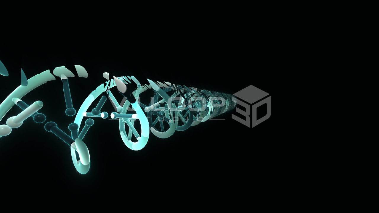 DNA Helix — WGSL Graphic