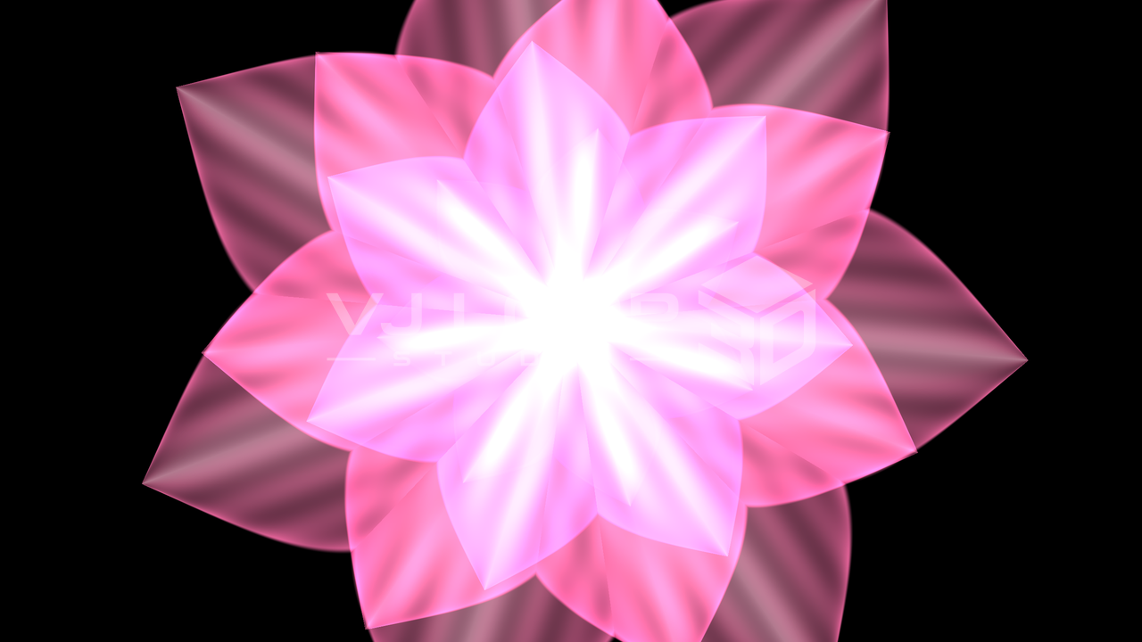 Lotus Bloom — WGSL Graphic