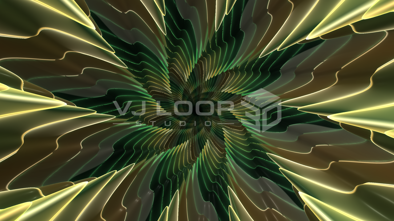 Mandala Tunnel — WGSL Graphic