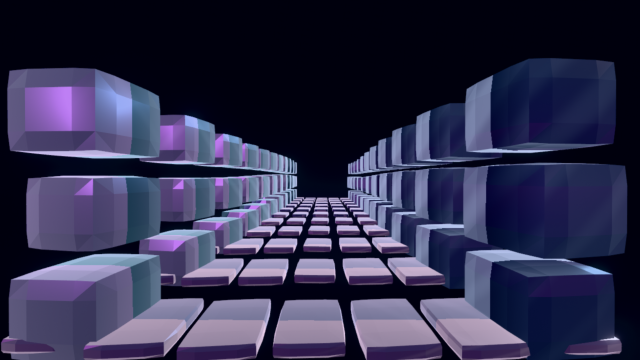 Polyblock Canyon — Tunnels & Architecture