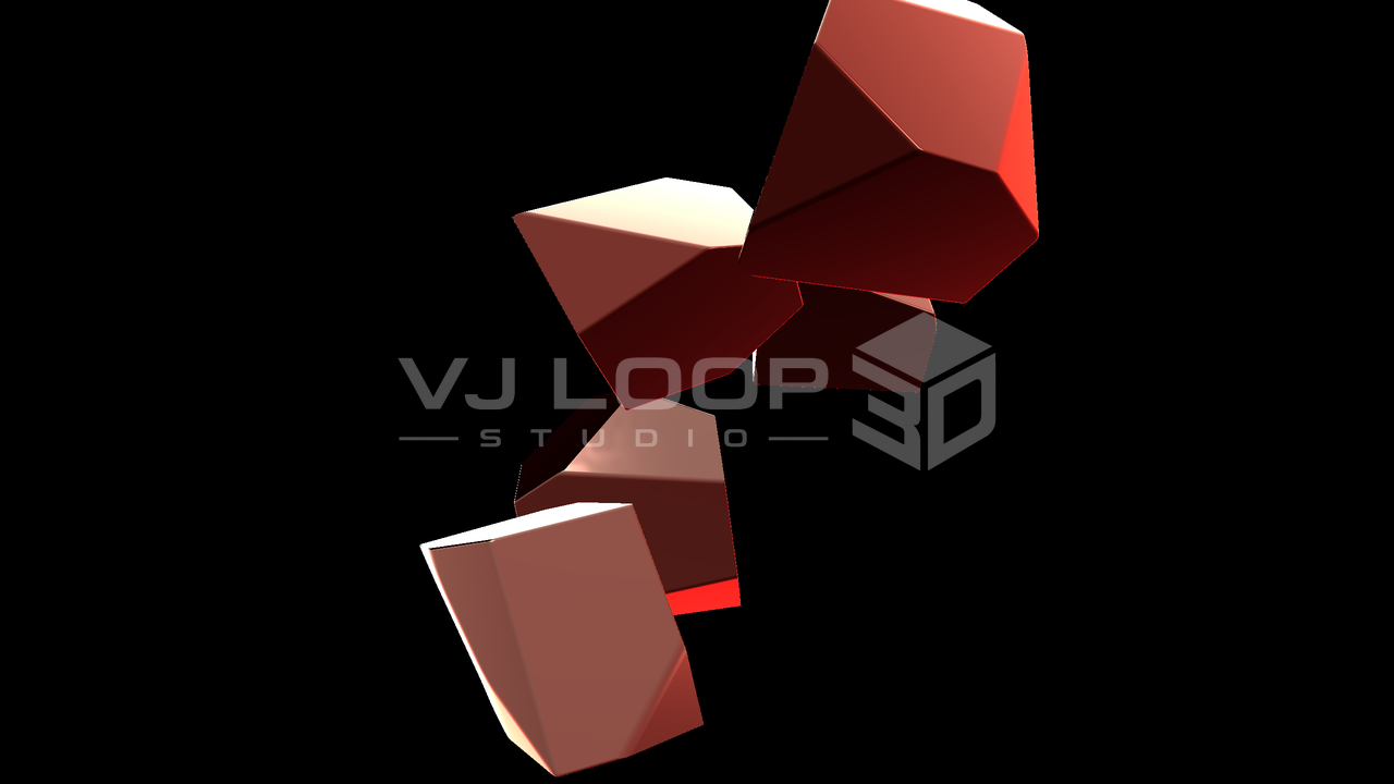 Obsidian Shards — WGSL Graphic