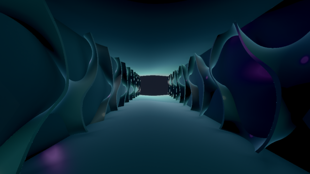 Gyroid Current Array — Cinematic Worlds