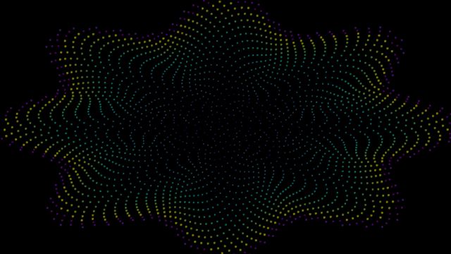 Phyllotaxis Bloom — Particles & Kinetic