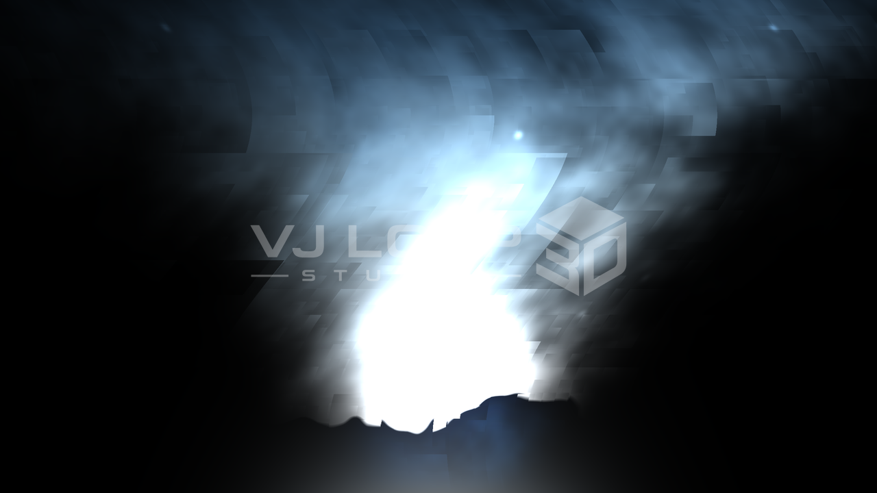 Smoke Column — WGSL Graphic
