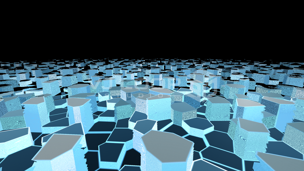 Voronoi Shards — WGSL Graphic