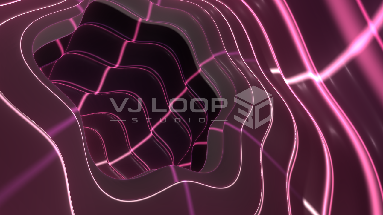 Warp Tunnel — WGSL Graphic