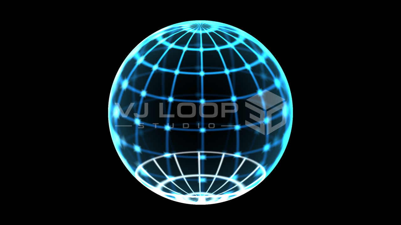 Wire Globe — WGSL Graphic