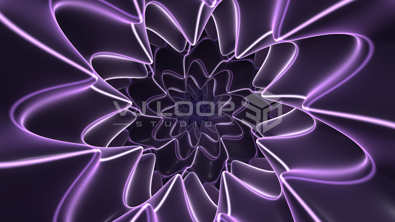 Wormhole rendu dans VJ Loop Studio 3D