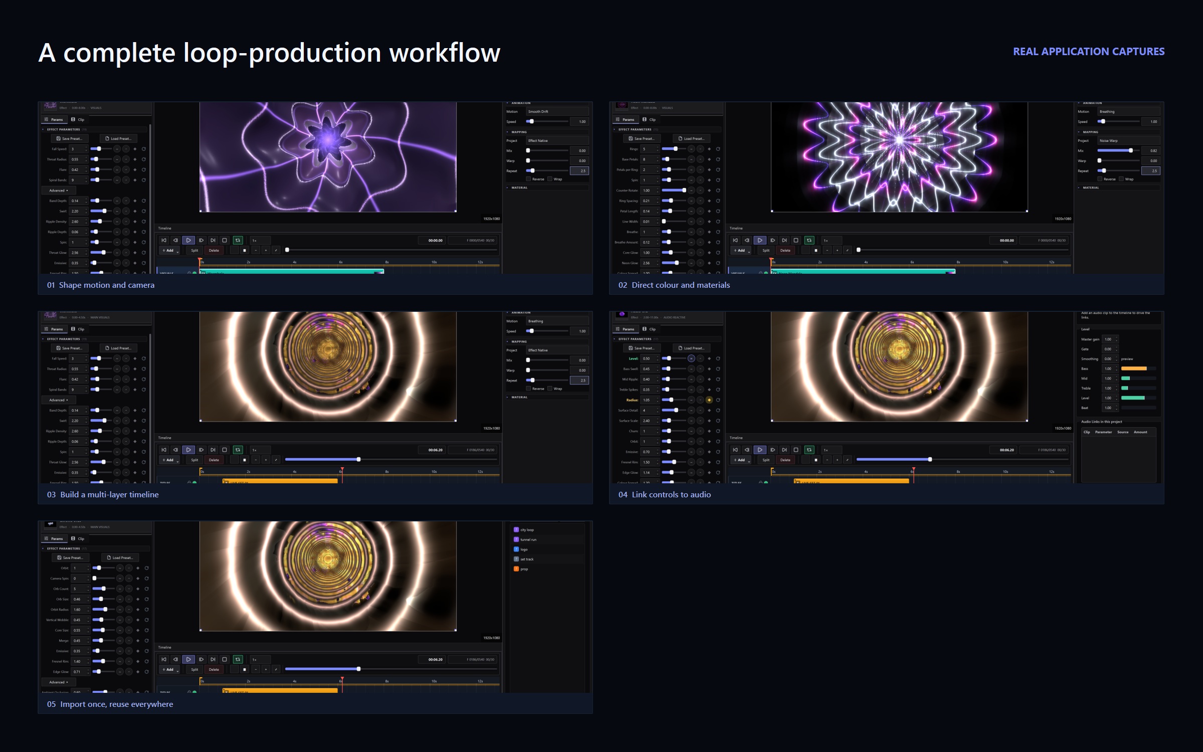 VJ Loop Studio 3D, in andere VJ-Software geroutet