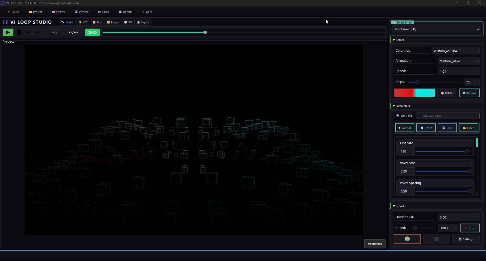 3D Cube Effect